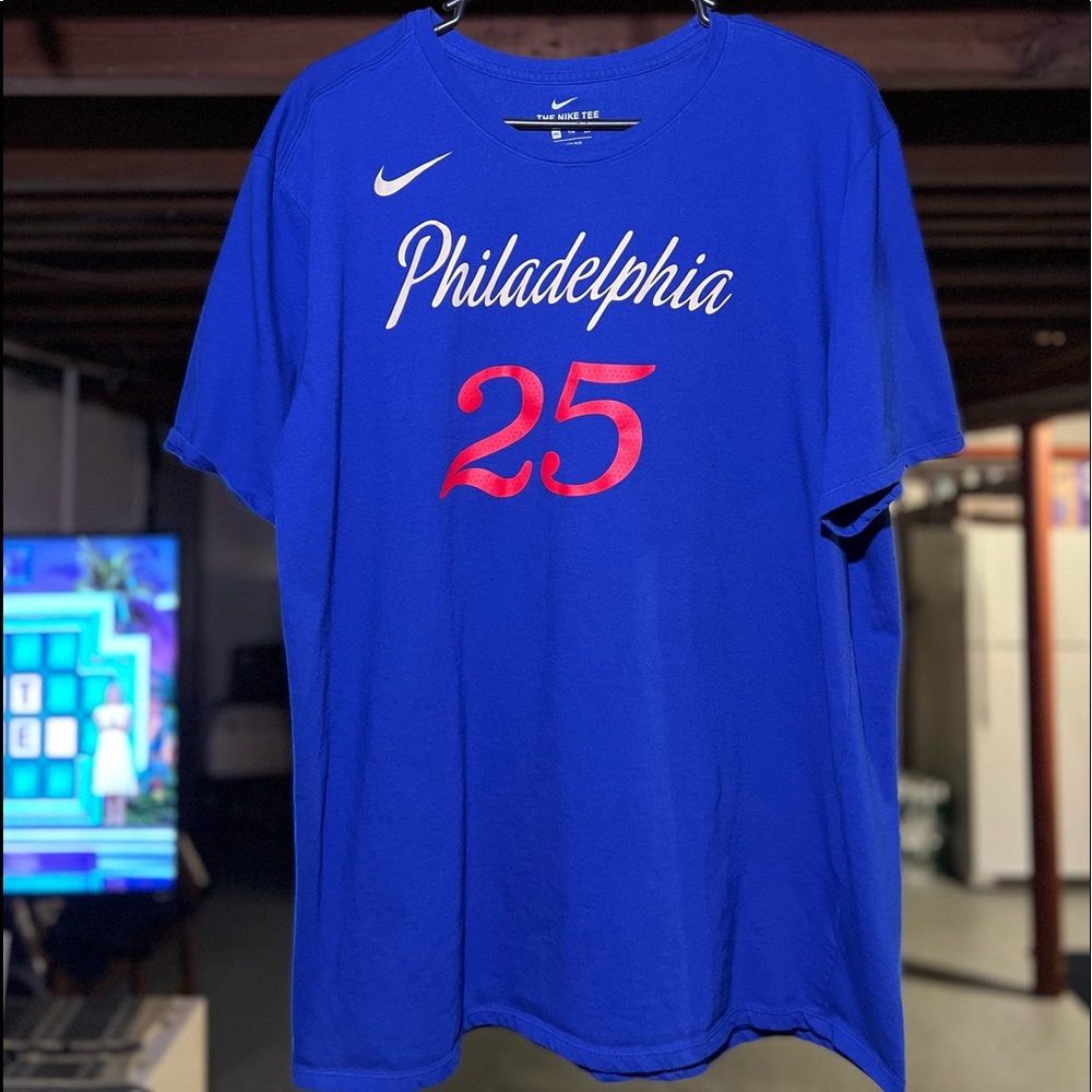 Philadelphia Sixers Nike Dri Fit XXL Ben Simmons shirt. 🏀Go Sixers🏀